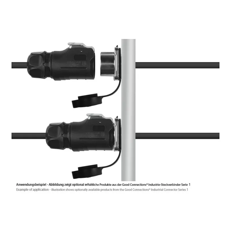 Good Connections industrial coupling S1 - Power 4-Pin M20