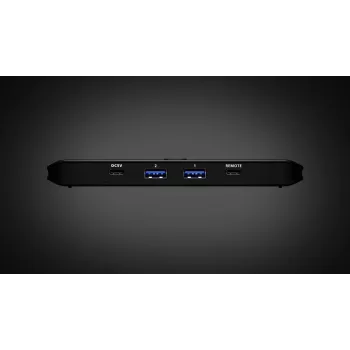 USB 3.2 Gen 1 koplietošanas slēdzis ATEN US4324 — 2x resursdators līdz 4x ierīcei, USB-A/USB-C saskarnes, 5 Gbit/s