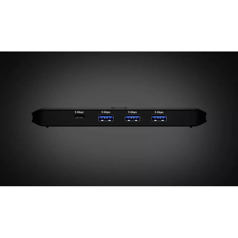 USB 3.2 Gen 1 koplietošanas slēdzis ATEN US4324 — 2x resursdators līdz 4x ierīcei, USB-A/USB-C saskarnes, 5 Gbit/s