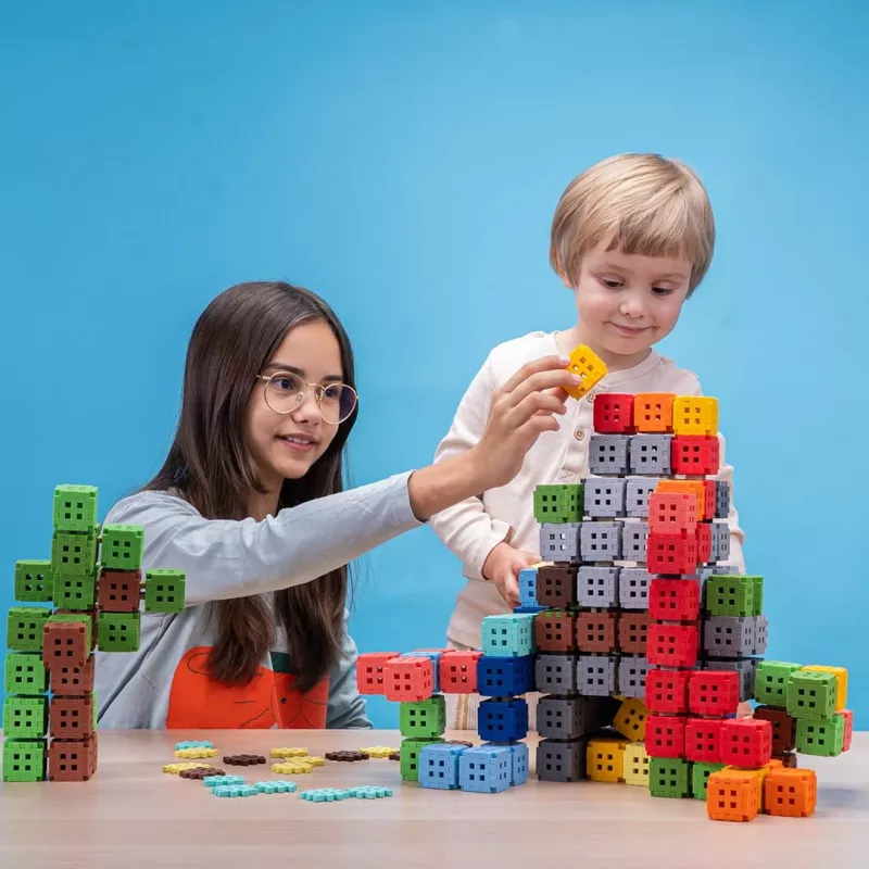 Konstrukciju bloki Marioinex Mini Waffle modelis 908204 — 142 gabalu komplekts
