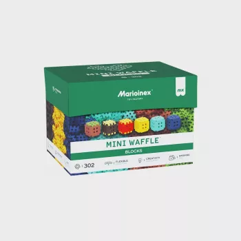 Konstrukciju bloki Marioinex Mini Waffle 302 gabali — sakraujams bloķējošs būvkomplekts
