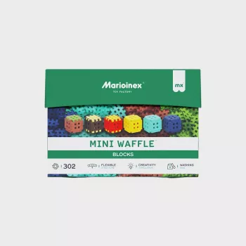 Konstrukciju bloki Marioinex Mini Waffle 302 gabali — sakraujams bloķējošs būvkomplekts