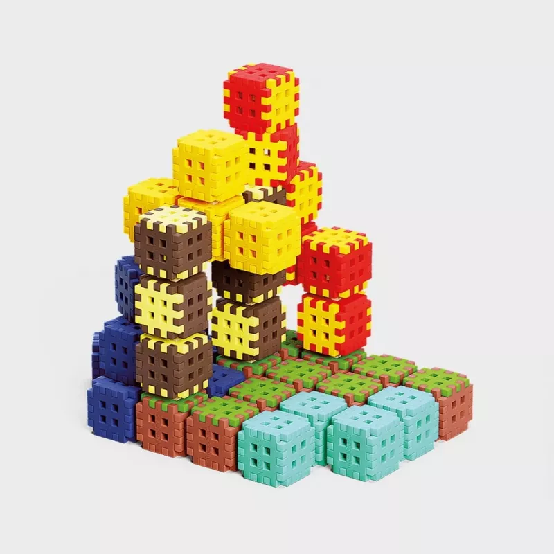 Konstrukciju bloki Marioinex Mini Waffle 302 gabali — sakraujams bloķējošs būvkomplekts