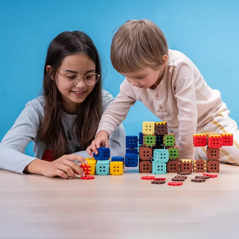 Būvēšanas rotaļlieta Marioinex Klocki Waffle Mini Blocks — 502 gab.