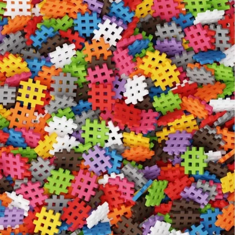 Būvklucīši Marioinex Mini Waffle 200 gab. — plastmasas bloķējošs komplekts