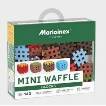 Būvbloki Marioinex Mini Waffle 206 gabali — bērnu konstruktoru komplekts