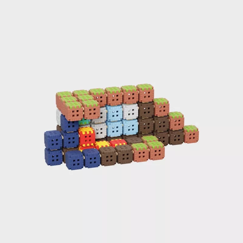 Construction Blocks Marioinex Mini Waffle 406 gab. — būvēšanas komplekts radošai rotaļai