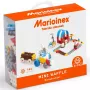 Konstrukciju bloki Marioinex Mini Waffle Set 3 — 140 gabali, mazi savienojami būvķieģelīši