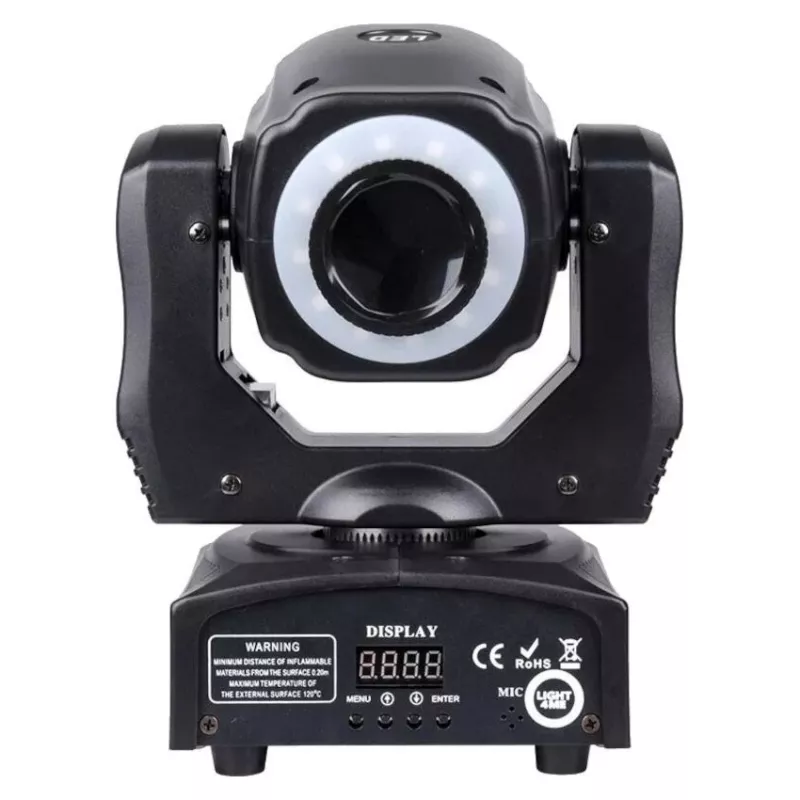 LIGHT4ME Mini Spot 60 Ring - LED kustīgā galva
