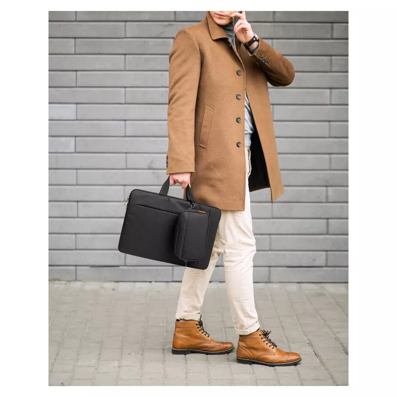 Portfelis Inateck LB02014-15_Melns 40,6 cm 16 collas Melns