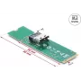 Pārveidotājs M.2 Key M uz 1× SFF-8654 4i DELOCK 64361