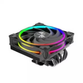 CPU dzesētājs Akasa SOHO H6L RGB – kompakts zema profila dzesētājs ar RGB apgaismojumu