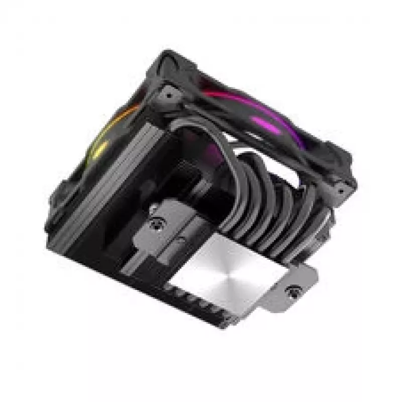 CPU dzesētājs Akasa SOHO H6L RGB – kompakts zema profila dzesētājs ar RGB apgaismojumu