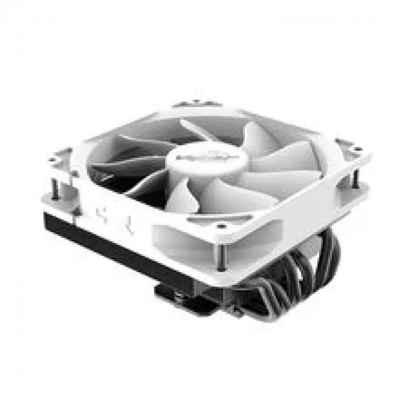 CPU dzesētājs Akasa VIPER H6L balts — zema profila gaisa dzesētājs, viens ventilators, torņa radiators