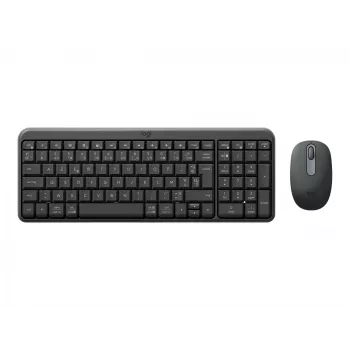 Logitech MK250 - tastatūras un peles komplekts - bezvadu