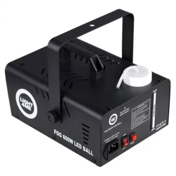 LIGHT4ME FOG 600W LED BALL - dūmu/miglas mašīnas dūmu apgaismojuma efekts/disko bumba, bezvadu tālvadība