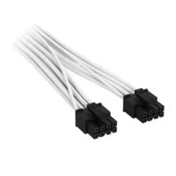 Corsair premium klases pīts 2x 8-Pin to 12V-2x6-Cable, priekš Type-5 barošanas bloka - Balts