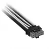 Corsair premium klases pīts 2x 8-Pin to 12V-2x6-Cable, Type-5 barošanas blokam - Melns/White