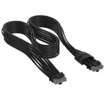 Corsair premium klases pīts 12V-2x6 to 12V-2x6-Cable, Universal - Melns