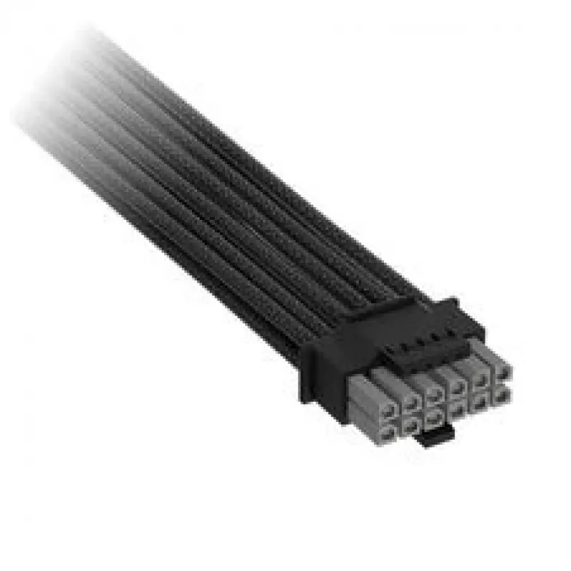 Corsair premium klases pīts 12V-2x6 uz 2x 6+2-Pin-PCIe kabelis, universāls - melns