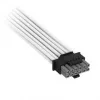 Corsair premium klases pīts 12V-2x6 to 2x 6+2-Pin-PCIe kabelis, Universal - balts