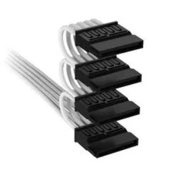 Corsair premium klases pīts 4x SATA-Power kabelis, Type-5 barošanas blokam - White