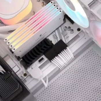 Corsair kabelis, Type 4, ATX mātesplates barošanas savienotājs, 24 kontaktu, 610 mm, ar individuālu apvalku - Balts