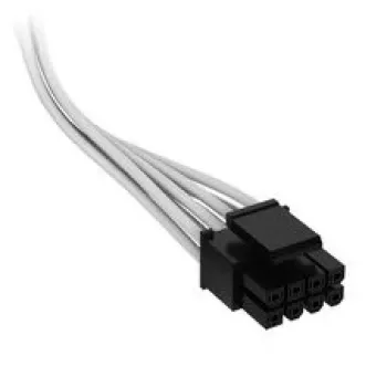 Corsair kabelis, Type 4, EPS/ATX12V, 8 kontaktu (4+4), 750 mm, individuāli apvalkots - balts