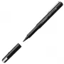 Flomāsters Stabilo dr!ver Medium (0.8 mm) — Zila tinte, melns korpuss
