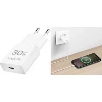 Logilink PA0347 strāvas adapteris, balts