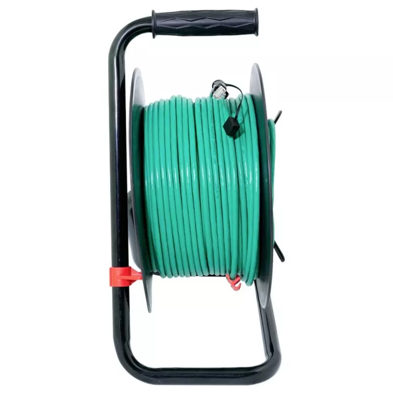 Logilink tīkla kabeļa spole zaļa CAT 6A S/FTP, 80 m | CQ3080S