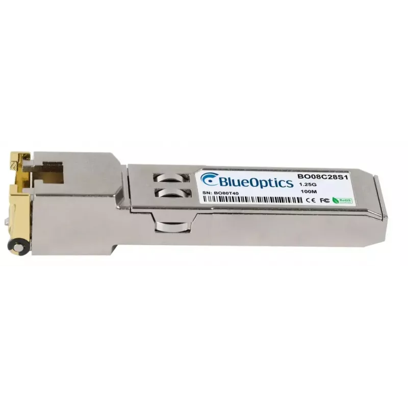 SFP Copper raiduztvērējs BlueOptics 61494-BO, 1× RJ45, 1250 Mbit/s, 100 m, saderīgs ar Lancom