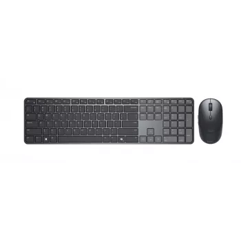 Dell Pro 7 Slim KM726 | Bezvadu tastatūras un peles komplekts | Melns