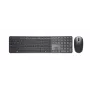 Dell Pro 7 Slim KM726 | Bezvadu tastatūras un peles komplekts | Melns