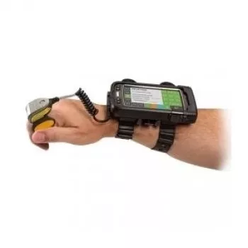 Sprūda roktura piederums Honeywell 8600504SOFTSTRAP — melns gumijas sprūda rokturis svītrkodu lasītājiem