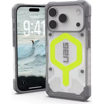 UAG Urban Armor Gear Pathfinder MagSafe futrālis | Apple iPhone 17 Pro | aktīvs neona (caurspīdīgs) | 114551118181 (114551118181)