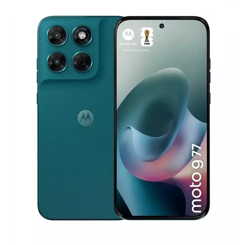 Viedtālrunis Motorola G77 5G 12/256GB Shaded Spruce — 6.78 collu 120Hz pOLED, Dimensity 6400, 108+8MP, NFC, IP64