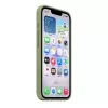 Aizsargājošs silikona maciņš ar MagSafe Apple iPhone 17e — gaiši sūnu zaļš, piemērots 15,5 cm (6,1 collu) ekrāniem
