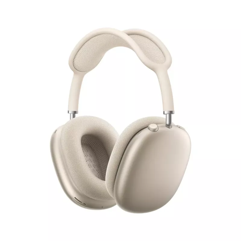 Bezvadu austiņas Apple AirPods Max 2 Starlight — apļveida, galvas lentes, 386,2 g