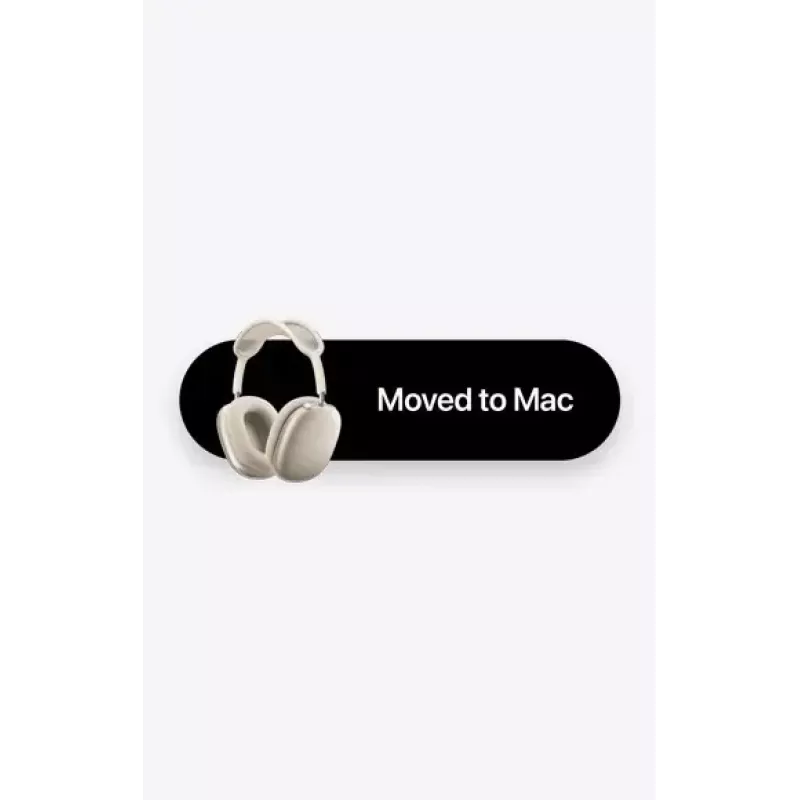 Bezvadu austiņas Apple AirPods Max 2 Starlight — apļveida, galvas lentes, 386,2 g