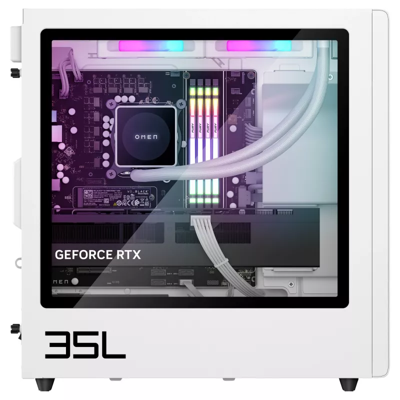 HPI Omen 35L Desktop GT16-0188ng, melns, Core Ultra 7 265F, 32GB RAM, 1TB SSD, GeForce RTX 5070 Ti
