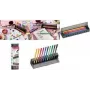 Flomāsteru komplekts Stabilo Pen 68 10 gab. ar plastmasas penāli un galda paliktni (modelis 6810-7)