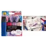 Marķieris Stabilo BOSS Nature Colors Wildflower edition, komplektā 4, slīps uzgalis 2–5 mm, ilgs atvērtā stāvokļa laiks – drošs kapilāriem