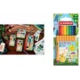 Fineliner pildspalvu komplekts Stabilo point 88 Mini Animal Vibes, 8 krāsas, 0,4 mm metāla apvalka uzgalis, ventilējams vāciņš
