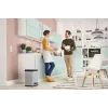 Atkritumu tvertne Hailo Öko duo plus M 18 L taisnstūrveida tērauda melna