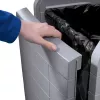 Atkritumu tvertne Hailo ProfiLine WSB Design Plus XXXL — taisnstūrveida ABS pelēka, platums 500 mm, dziļums 470 mm, augstums 110 mm