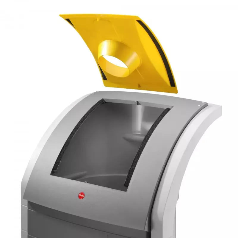 Atkritumu tvertne Hailo ProfiLine WSB Design Plus XXXL — taisnstūrveida ABS pelēka, platums 500 mm, dziļums 470 mm, augstums 110 mm