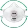 Respirators UVEX silv-Air classic 2310 planet FFP2 — vienreizlietojama pussejas aizsargmaska, 15 gab. iepakojums