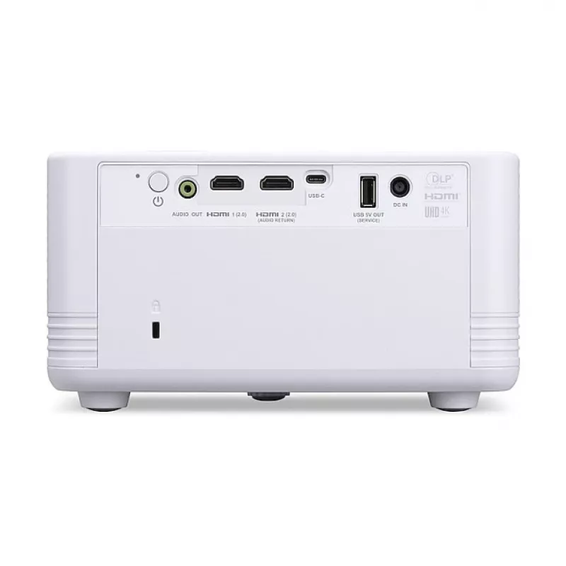 Standarta metiena projektors Acer PD1810IC — DLP, UHD 4K (3840x2160), 1000 ANSI lūmenu, lampas gaismas avots, balts