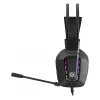 Vadu USB spēļu austiņas DEFENDER GOTHIC RGB ar mikrofonu, melnas